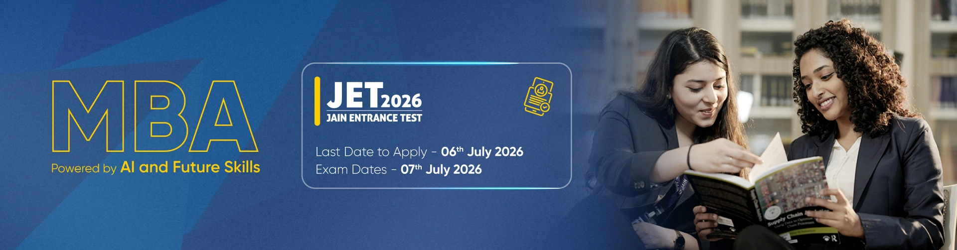 JET MBA Admission 2026