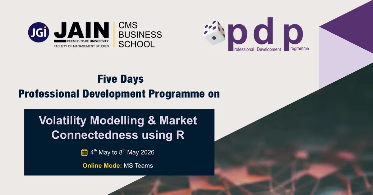 Five Days’ Professional Development Programme on Volatility Modelling & Market Connectedness using R